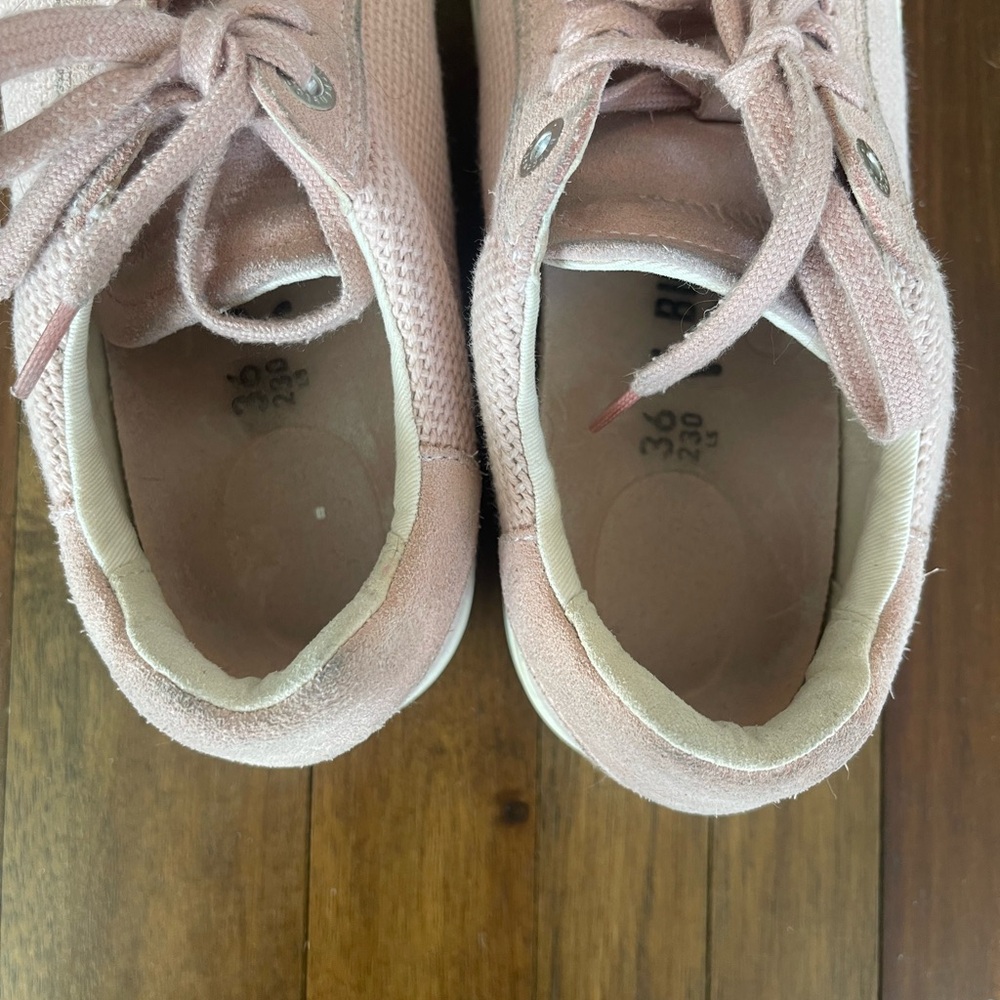 Birkenstock Bend Low Canvas Suede Soft Pink sneaker size EU36 - Picture 7 of 13